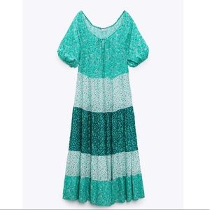 Zara Tiered Maxi Dress